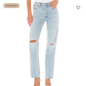 RE/DONE High rise loose / bleach destroy / size 26